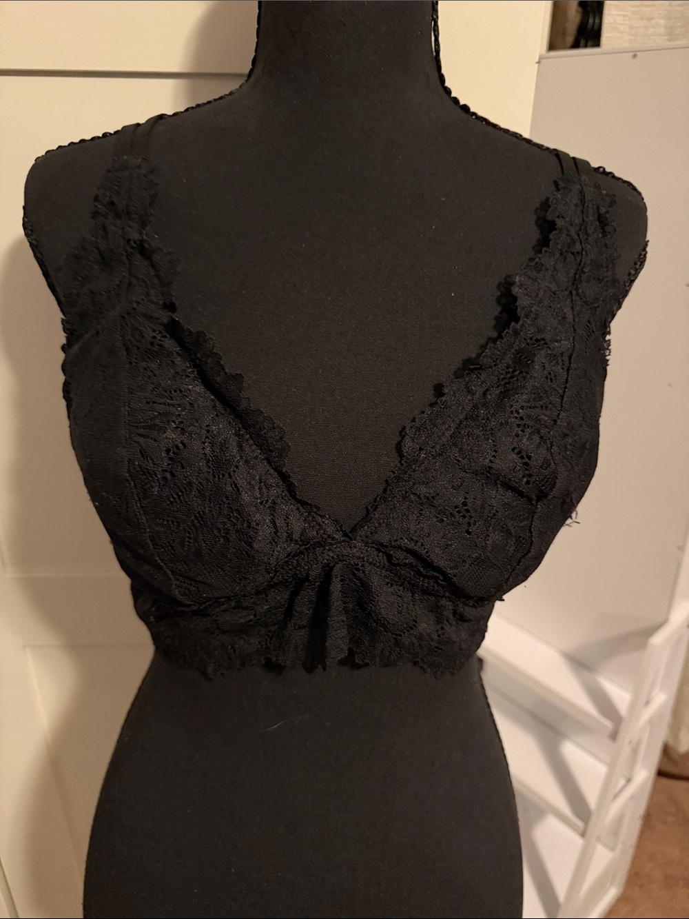 aerie Black Lace Bralette